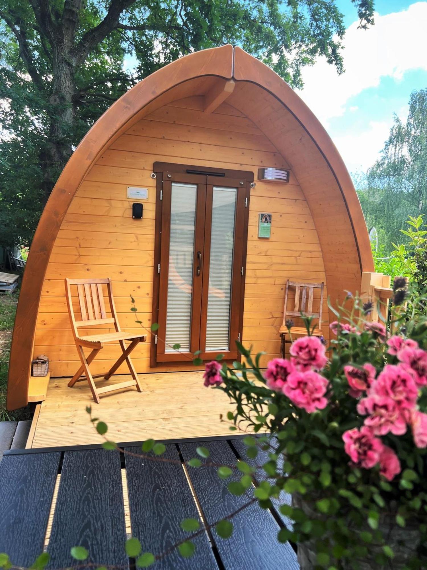 Tiny House Carlos - Zauberhaftes Camping-Pod Stuer Exterior photo